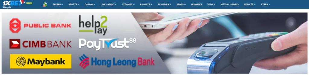 1XBet Deposit Methods in Malaysia